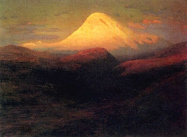 Сочинение по картине: Куинджи - "Эльбрус вечером" Сочинение по картине: Куинджи - "Эльбрус вечером"